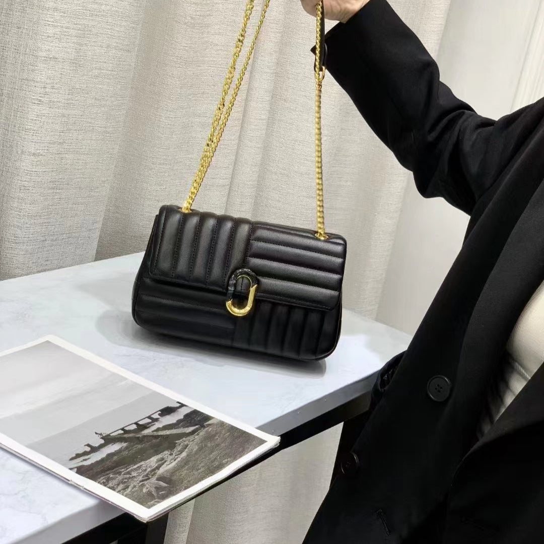 Black shoulder bag