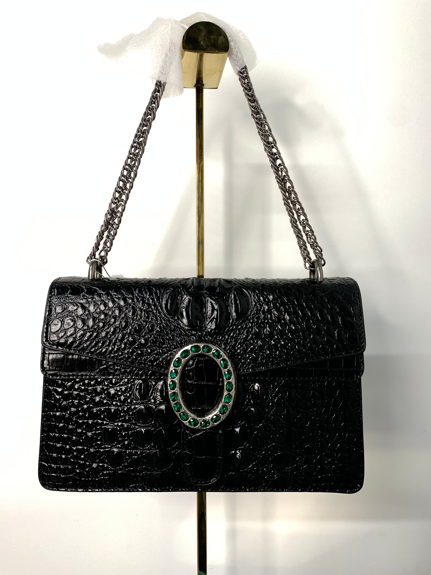 [YX]Black alligator bag