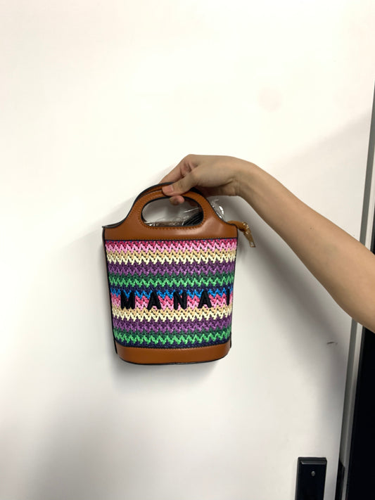 [YX]Colour woven bag